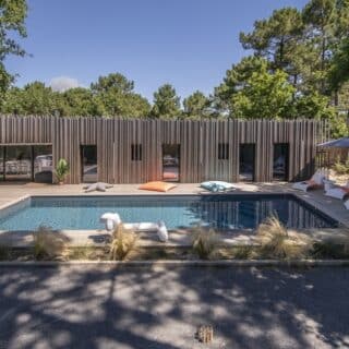 mimizan réalisation d’une villa d’architecte avec piscine