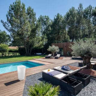 piscine 13 x 4 béton armé, revêtement en membrane armée 4