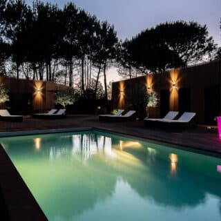 piscine 13 x 4 béton armé, revêtement en membrane armée 6