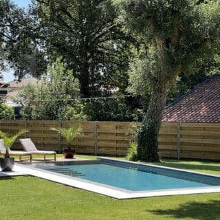 piscine à débordement 11 x 4 structure béton armé 1