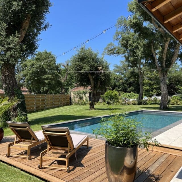 piscine à débordement 11 x 4 structure béton armé 4